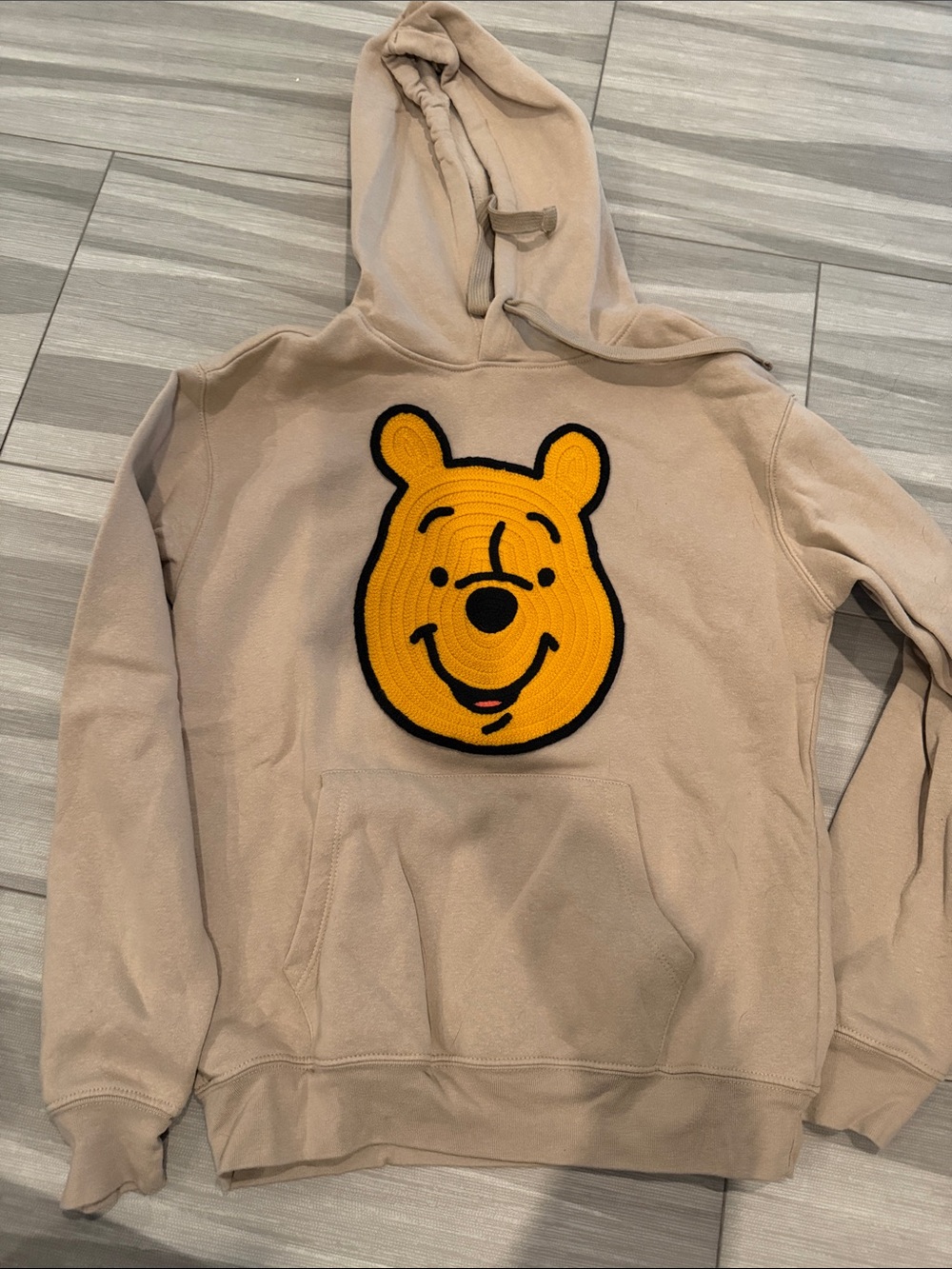 Winnie the Pooh Tan Hoodie Sweatshirt for women